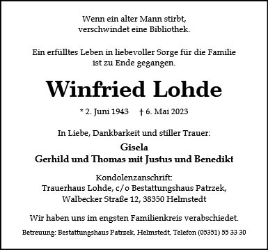 Winfried Lohde