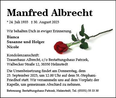 Manfred Albrecht