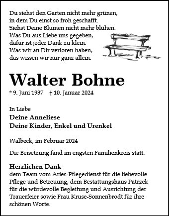 Walter Bohne