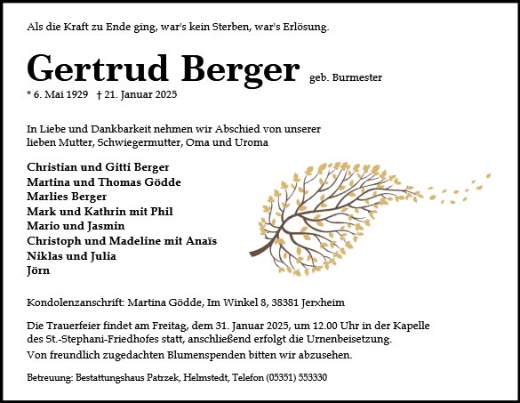 Gertrud Berger