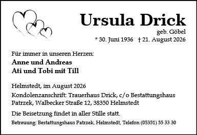 Ursula Drick