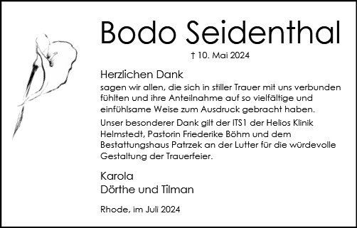 Bodo Seidenthal