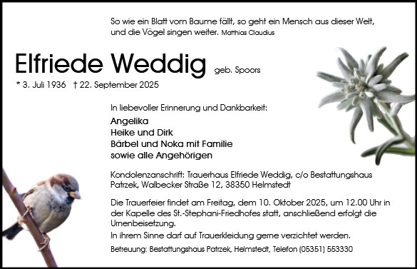 Elfriede Weddig