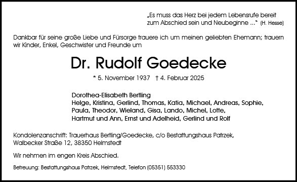 Rudolf Goedecke