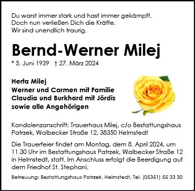 Bernd-Werner Milej