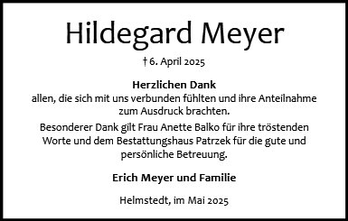 Hildegard Meyer