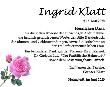 Ingrid Klatt