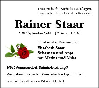 Rainer Staar