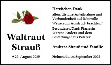 Waltraut Strauß