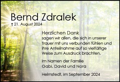 Bernd Zdralek