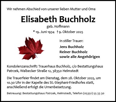 Elisabeth Buchholz