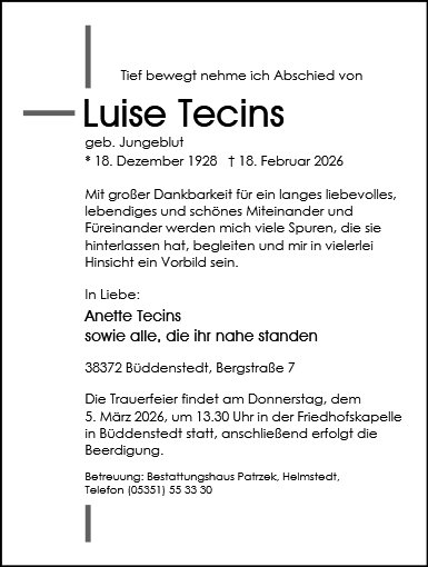 Luise Tecins