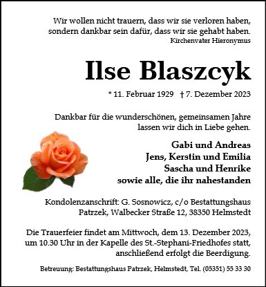 Ilse Blaszcyk