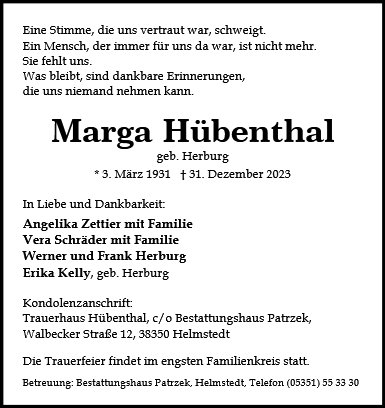 Marga Hübenthal
