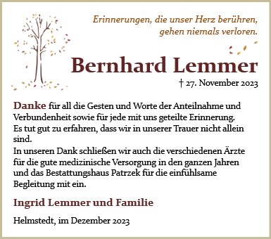Bernhard Lemmer