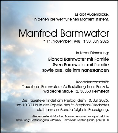 Manfred Barmwater