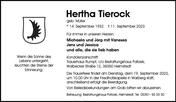 Hertha Tierock