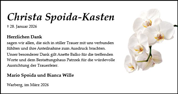 Christa Spoida-Kasten