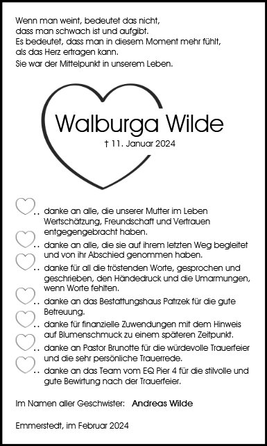 Walburga Wilde