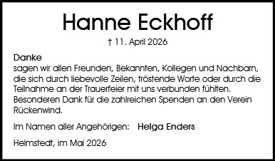 Hannelore Eckhoff