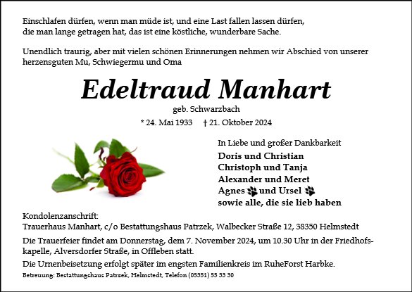 Edeltraud Manhart