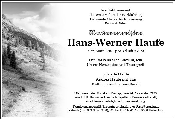 Hans-Werner Haufe