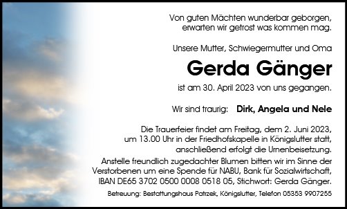 Gerda Gänger