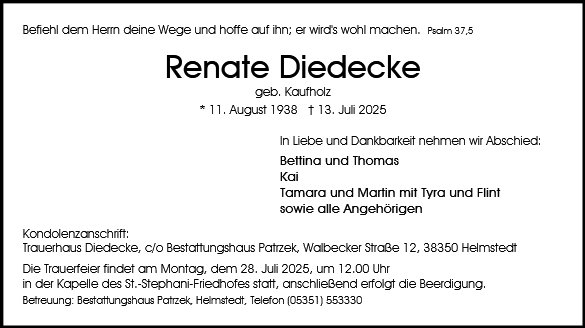 Renate Diedecke