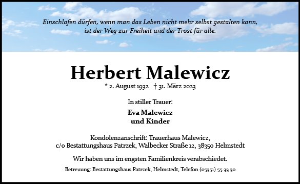 Herbert Malewicz