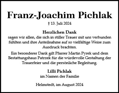 Franz-Joachim Pichlak