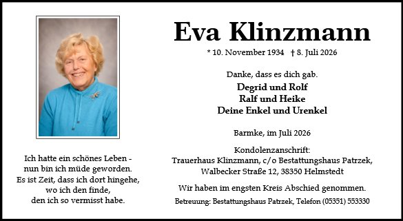 Eva Klinzmann