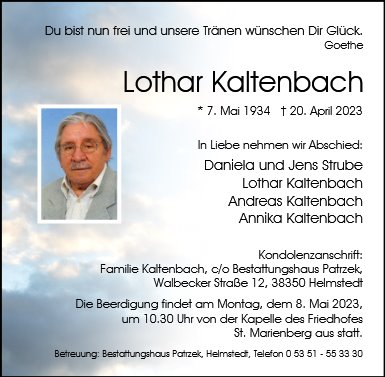 Lothar Kaltenbach