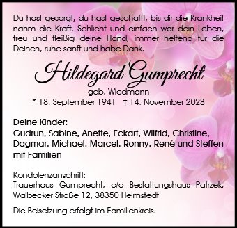 Hildegard Gumprecht