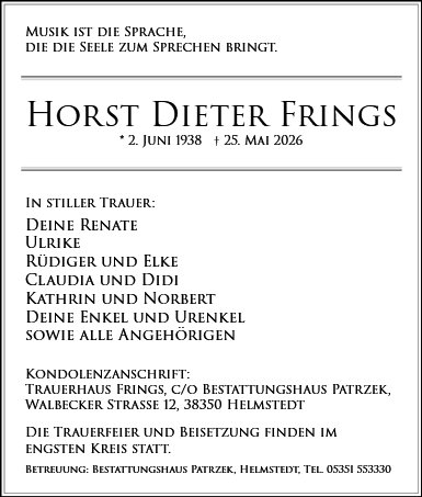 Horst Dieter Frings