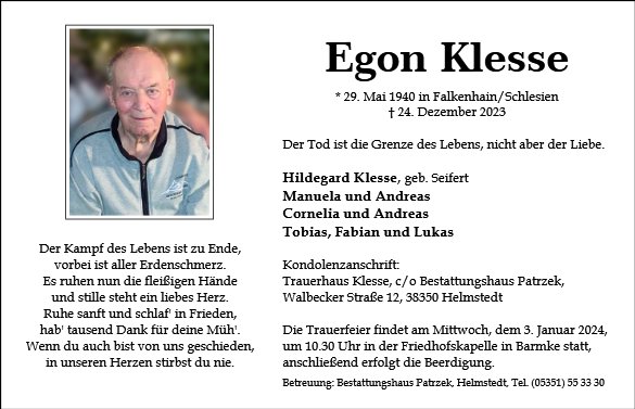 Egon Klesse