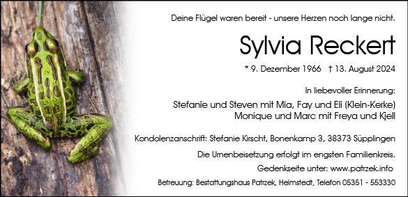 Sylvia Reckert