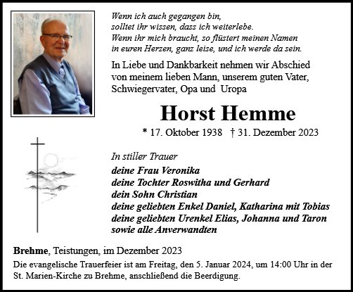 Horst Hemme