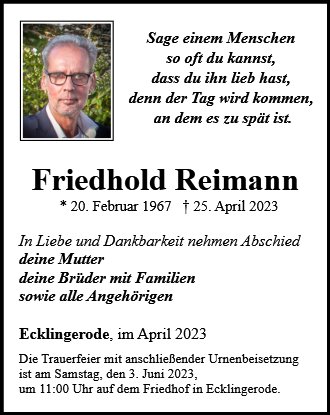 Friedhold Reimann