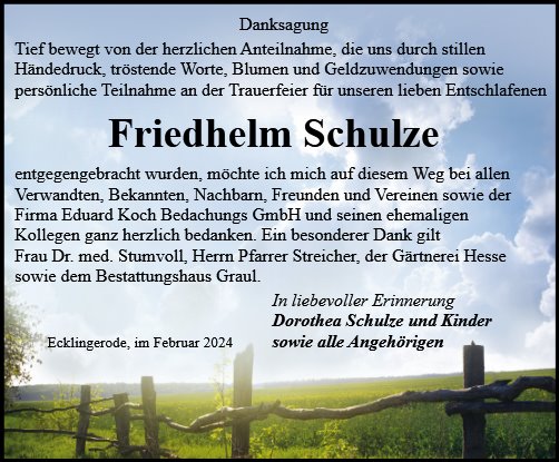 Friedhelm Schulze