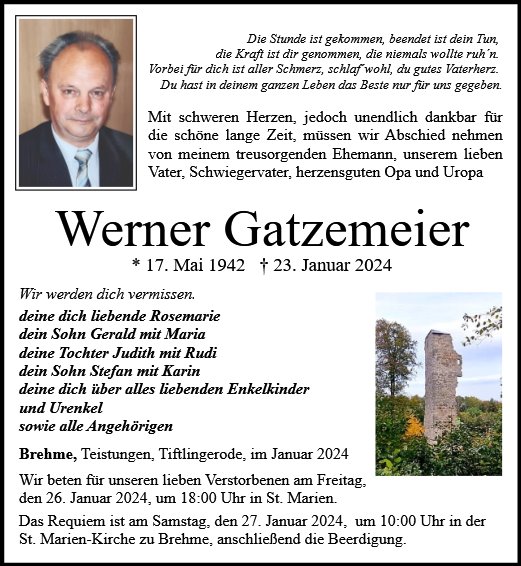 Werner Gatzemeier