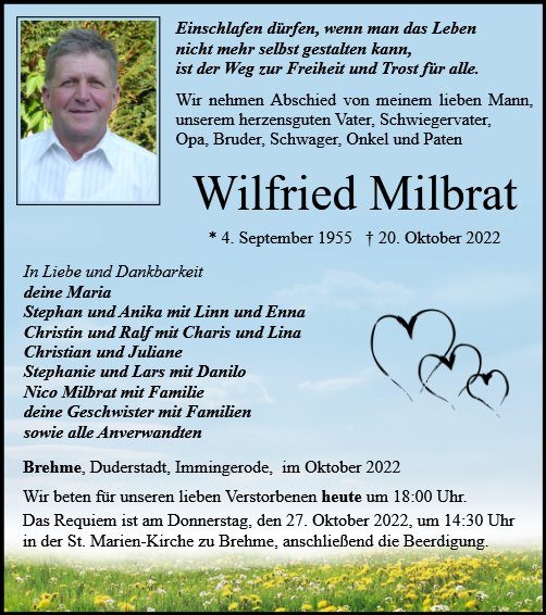 Wilfried Milbrat