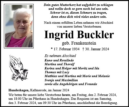 Ingrid Buckler