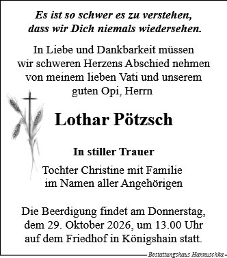 Lothar Pötzsch