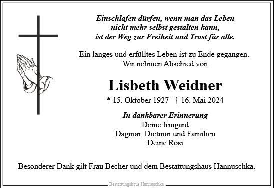 Lisbeth Weidner