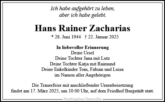 Rainer Zacharias