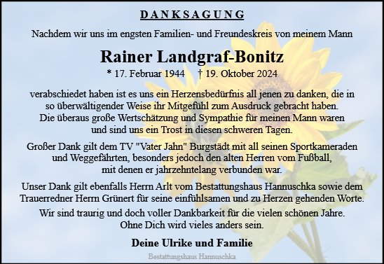 Rainer Landgraf-Bonitz