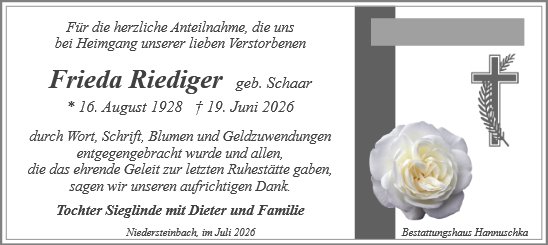 Frieda Riediger