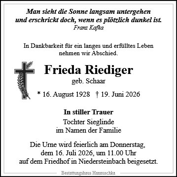 Frieda Riediger