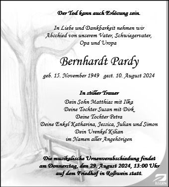 Bernhardt Pardy