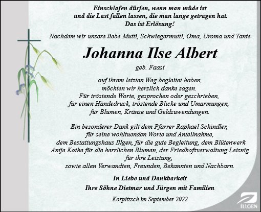 Johanna Ilse Albert
